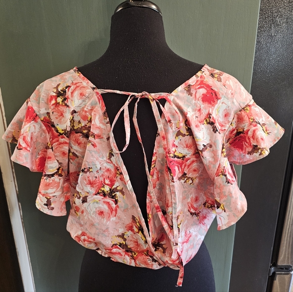 Boohoo Floral Top - Picture 4 of 7